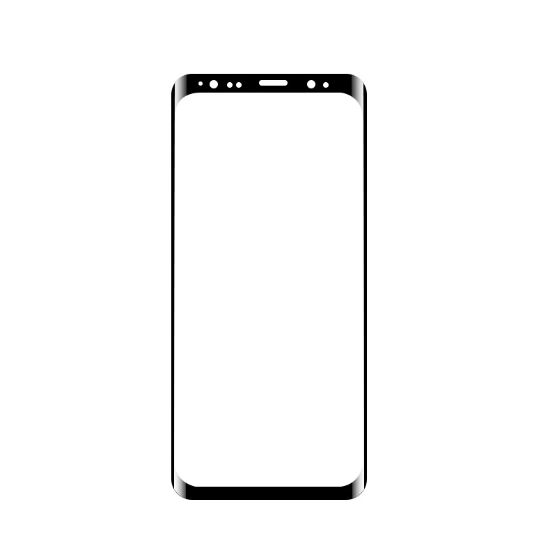 Fabricante de FUENTE aplicable a la película templada Samsung S9 s9plus superficie curva S8 NOTE9 película templada de pantalla completa calidad transfronteriza