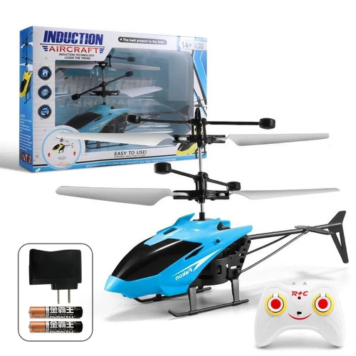 Durable Dropping Remote Control Helicopter with Dual Sensing, Fun, Charging, Lighting, and Floating Flight Toy for Single Order Delivery