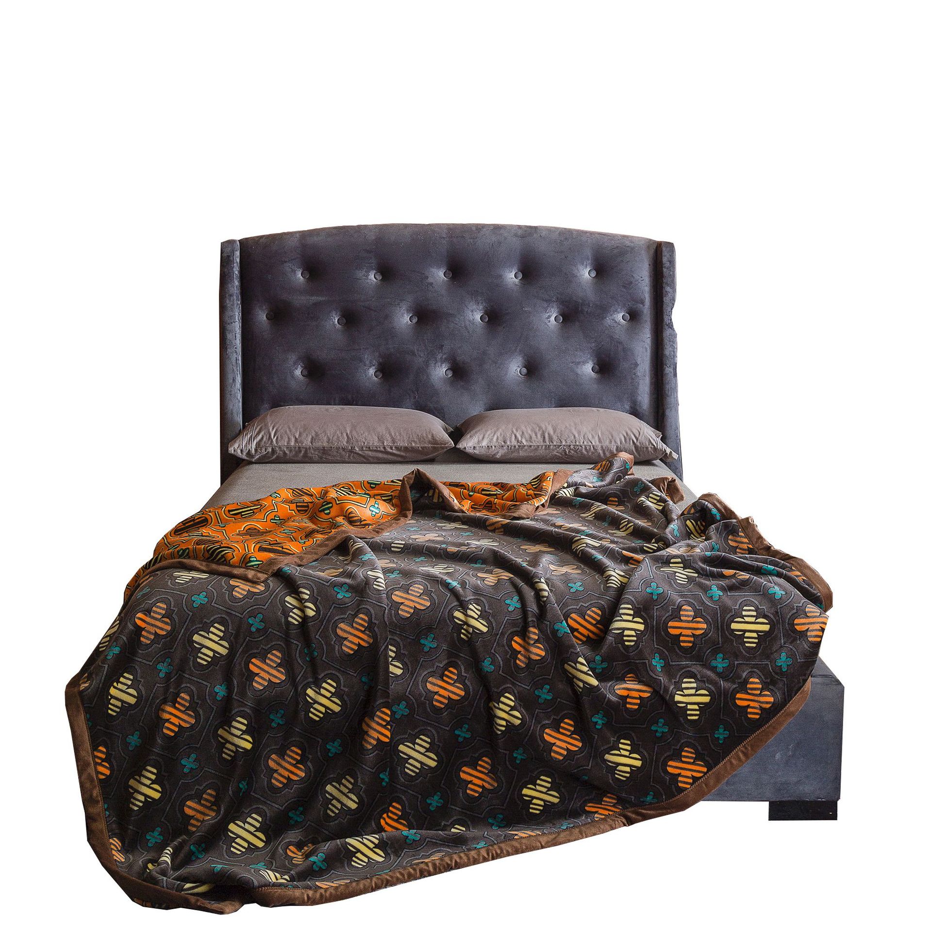 Manta de lana de Falai gruesa transfronteriza, franela impresa a doble cara, terciopelo de coral, regalo multifuncional, manta de invierno al por mayor