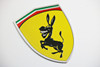 Ferrari, modified sticker, metal transport