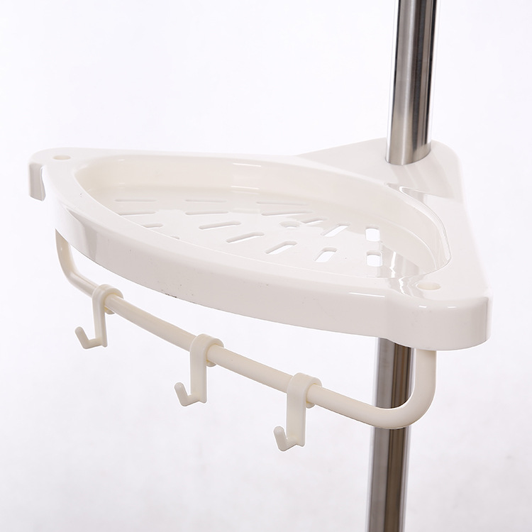 Transfronterizo de acero inoxidable baño rack de almacenamiento de baño estante de la esquina trípode baño rack de almacenamiento