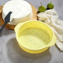 跨境新款圆形硅胶蛋糕模具现货批发9寸不粘蛋糕烤盘DIY烘培模具