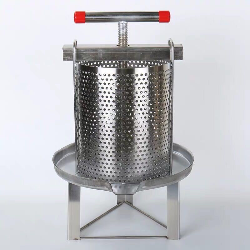 压蜡机201不锈钢网孔榨蜜机小型压榨机家用榨蜂蜜榨汁压糖机榨酒