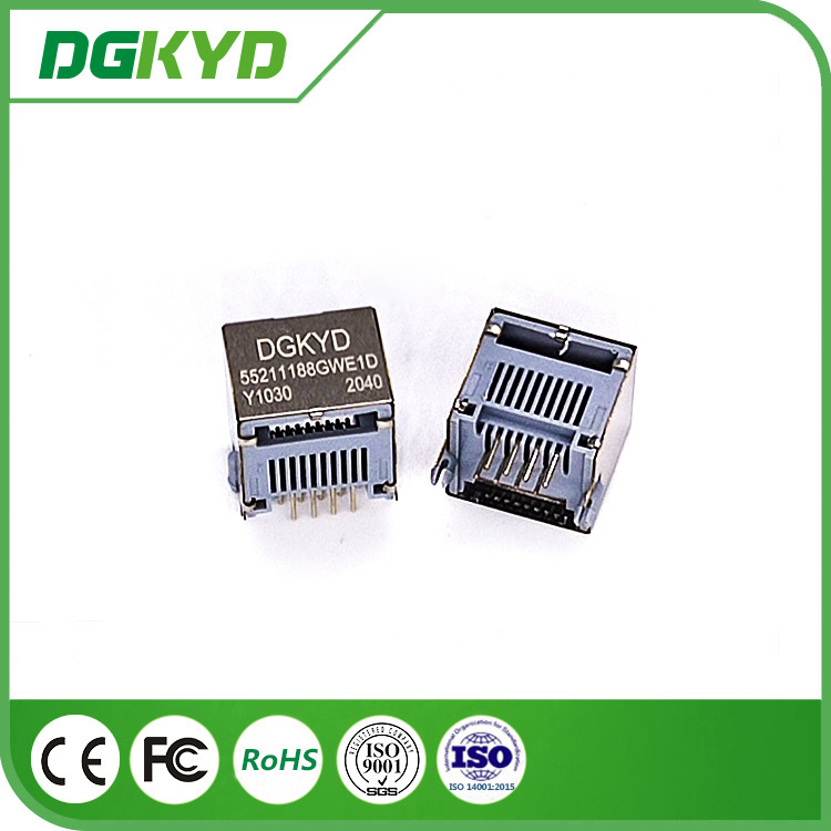 RJ45 connector 8P8C no lamp without filter network port socket RJ45 connector 8P8C no lamp without filter network port socket