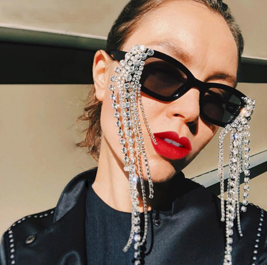 Universal sunglasses handmade with tassels for men and women