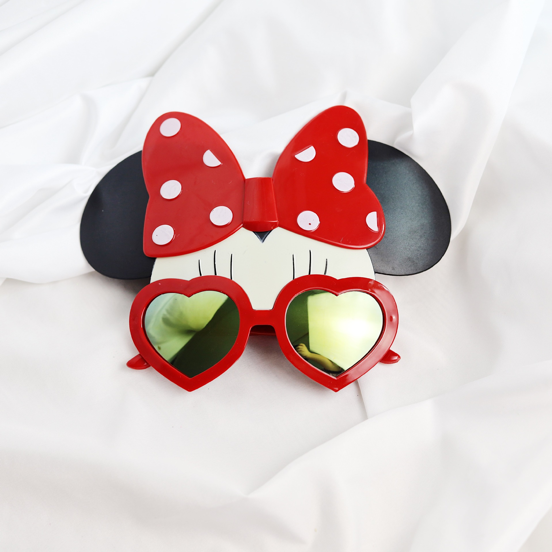 Fun Birthday Cartoon Bow Tie Mickey Mouse Mask Party Glasses Amusement Park Funny Photo Prop Glasses