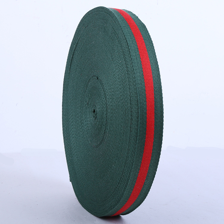 斜纹拼接色箱包服装包边带38mm涤棉织带辅料彩带厂家现货花边