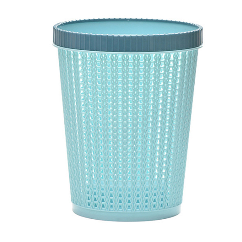 Creativo auto-bombeo basura casa sala de estar lindo dormitorio cocina baño grande palillos presión anillo cesta