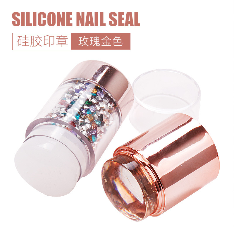 Sello para Uñas de Silicona de Doble Cabezal para Estampado de Uñas image 7