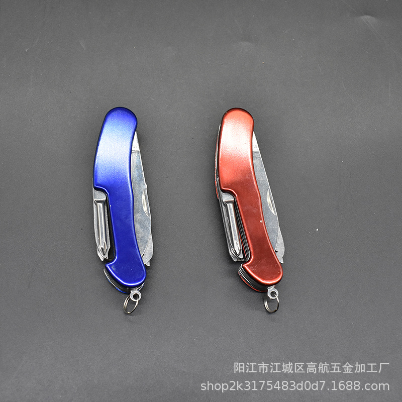 户外多功能大弯小刀 不锈钢军刀 折叠小刀便捷随身野营礼品小刀