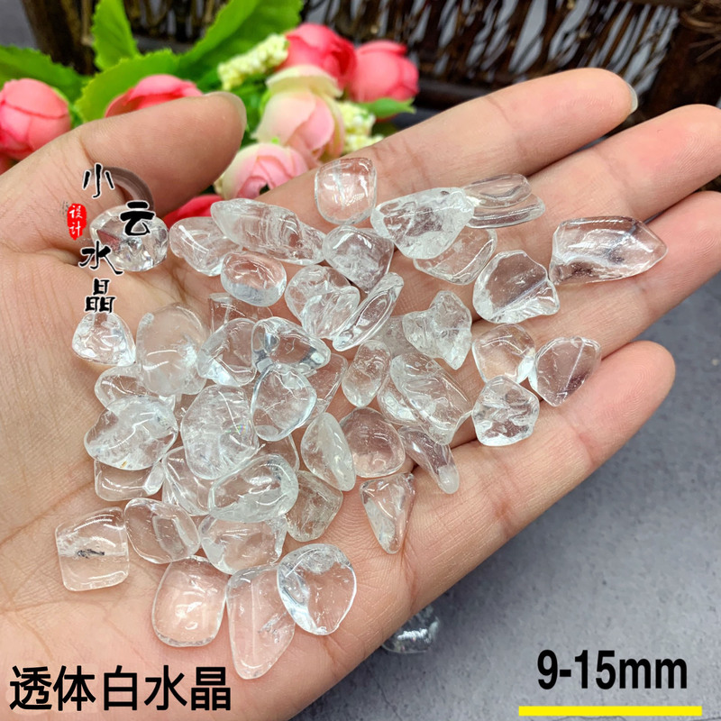 Wholesale Natural White Crystal Gravel DIY Handmade Fish Tank Flower Pot Decoration Home Office Ornaments