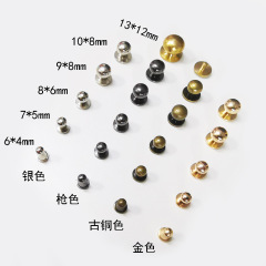 Wholesale various specifications of DIY rivets, mushroom-head round-head nipple nails, and copper screws for luggage and bag buckles