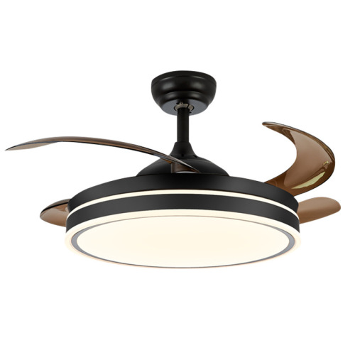 New invisible ceiling fan lamp, restaurant living room fan lamp, home variable frequency ceiling fan lamp, 48-inch large wind lamp
