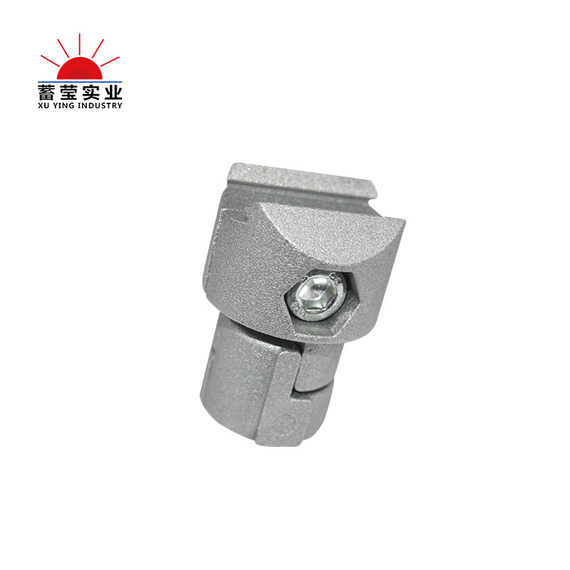 上海蓄莹 厂家供应第三代 铝管线棒精益管连接件直角内接头 XY-8