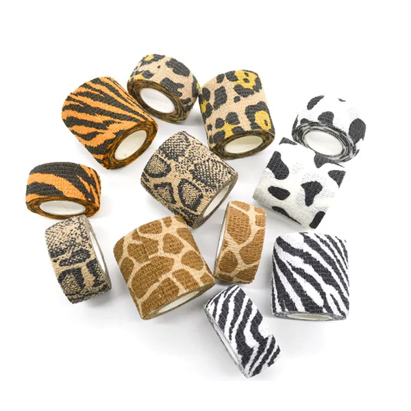 Sports self-adhesive elastic bandage elastic tape basketball wrist ankle football writing finger band animal bandage