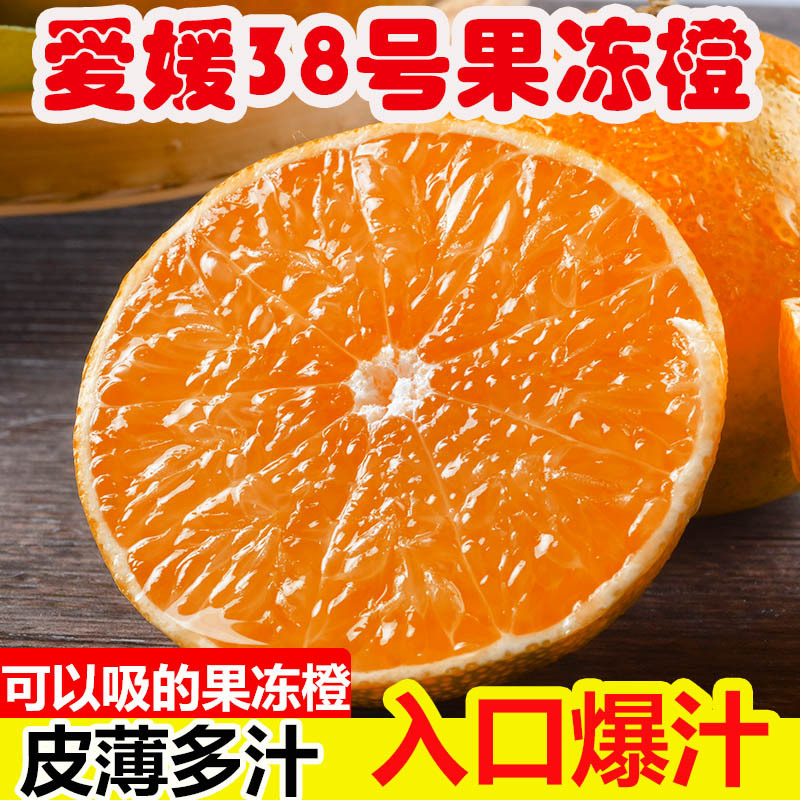 四川爱媛38号果冻橙10斤橙子新鲜当季水果柑橘蜜桔子整箱大果包邮|ru