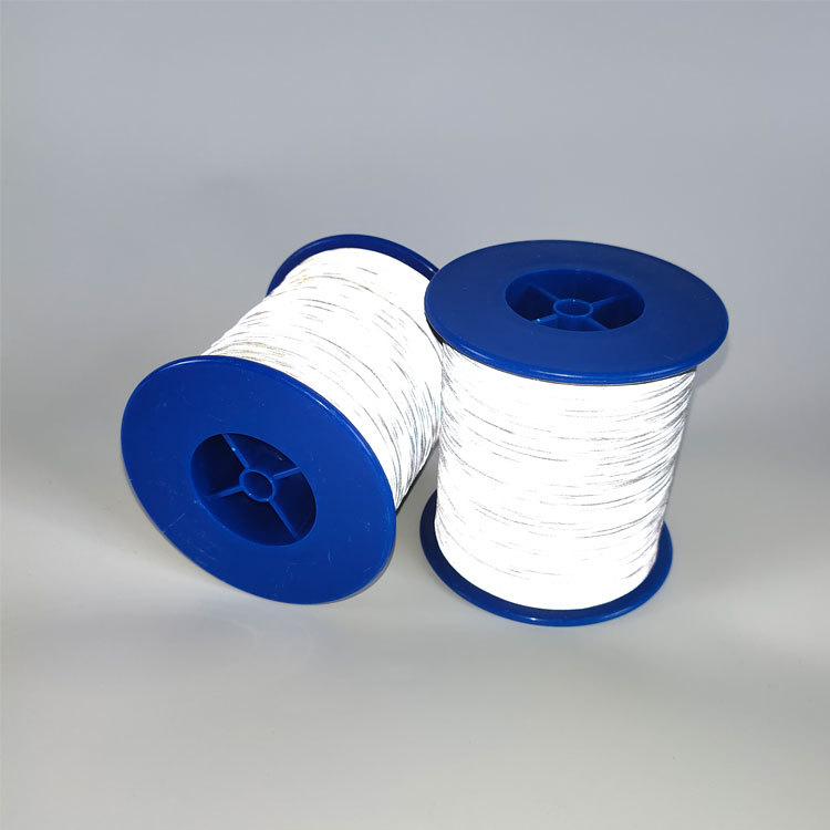 供应反光丝 宠物织带用 双面反光丝，反光条，反光纱，反光线