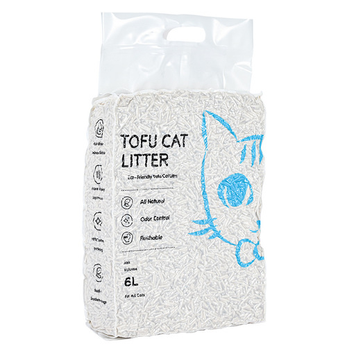 Direct supply cat tofu cat litter clumps quickly, dissolves easily in water, vacuum packed