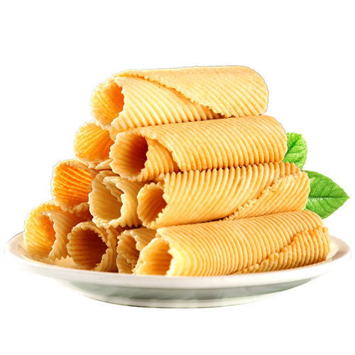 Egg puffs, traditional old-fashioned milk-flavored black sesame-flavored egg rolls, old egg roll biscuits, snacks, whole box wholesale