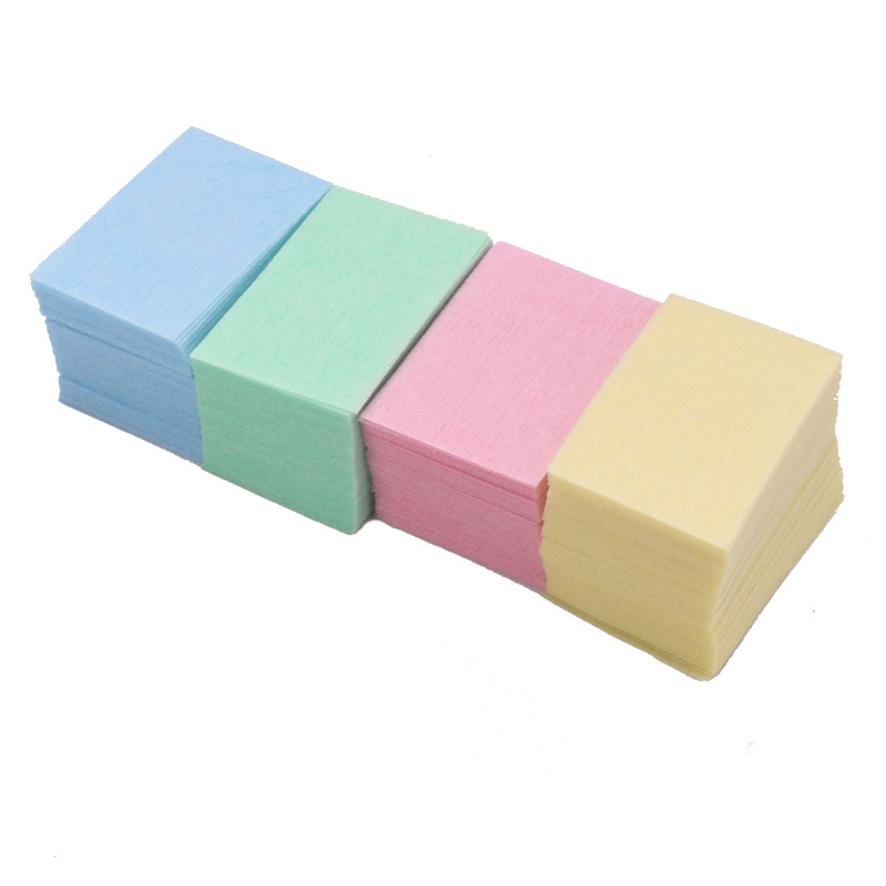 Uña de color duro algodón de uñas toalla de limpieza de uñas algodón espeso no se pierde toalla de uñas 4 colores opcionales