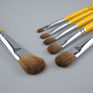 Xiedantang 826 wolf hair water chalk watercolor brush acrylic oil brush single number double number suit water chalk