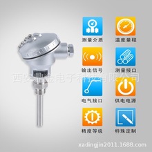 铠装一体化热电阻传感器，可带远传4-20mA/0-10V/RS485通讯