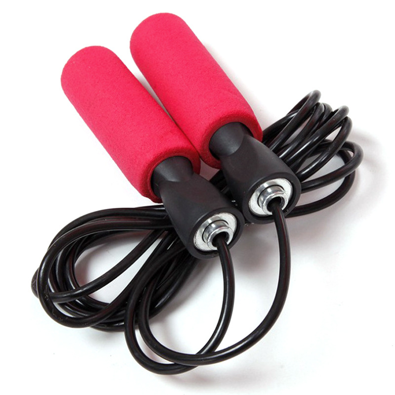 Cuerda para saltar con rodamientos de PVC es un artículo muy vendido para adultos, entrenamiento físico profesional y estudiantes. image 4