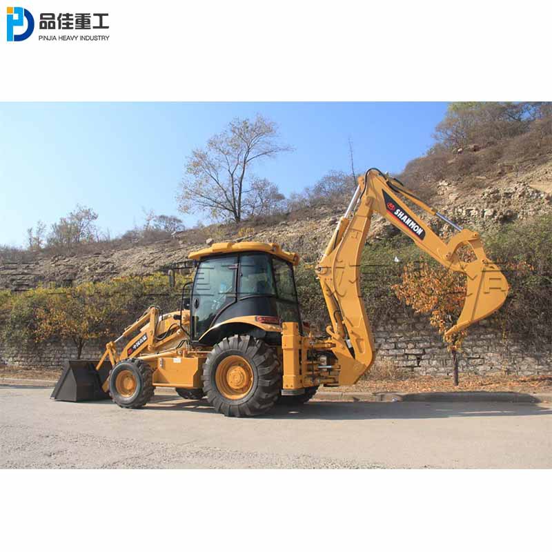 旋转式挖掘装载一体机 建筑工地施工小型挖沟铲土机 Excavators