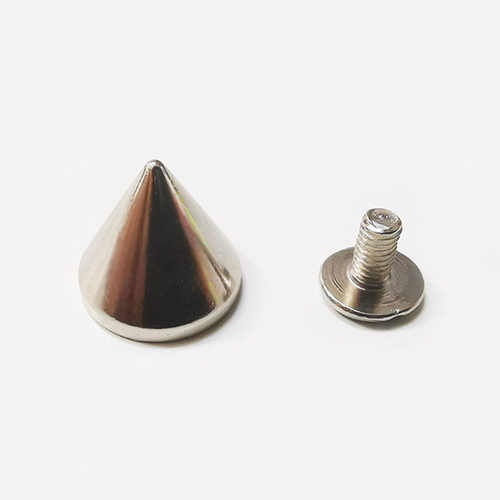 Manufacturer supplies 11X12mm pointed rivets with slotted screws, bag decorative hardware accessories