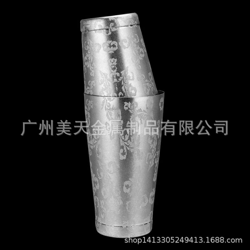 304 Acero inoxidable agitador americano Boston Shaker traje Barón Shaker Comercio exterior transfronterizo
