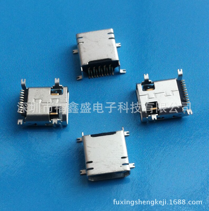 Samsung G10PINSMTUSB10Pmini 10pin patch type female mini USB connector