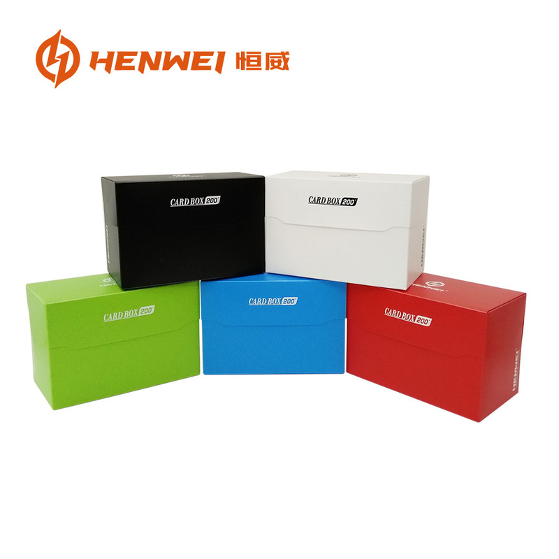 Hengwei 200+ Flip-Top Pp Card Box Large Size Magic: the Gathering Pokémon Rune Battlefield Plastic Card Storage Box