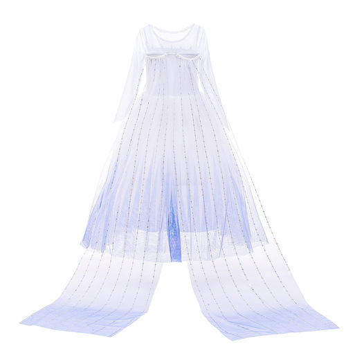 Elsa Princess Dress Frozen 2 Girls Elsa Dress Summer Children's Skirt Clothes Elsa Costume for Women