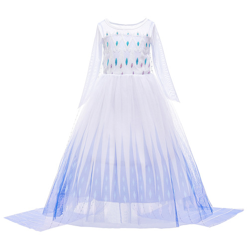 Elsa Princess Dress Frozen 2 Girls Elsa Dress Summer Children's Skirt Clothes Elsa Costume for Women