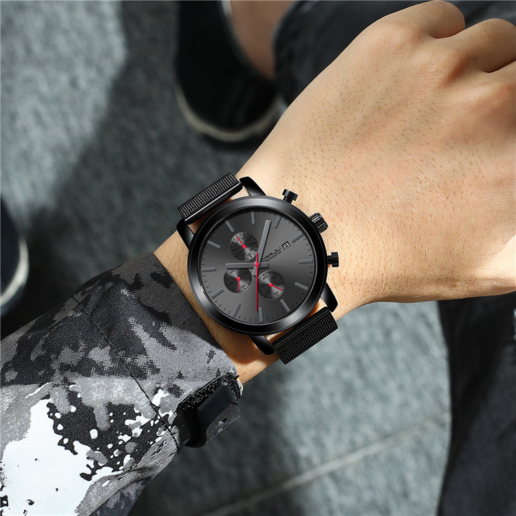CRRJU/Kajun 2287 reloj de hombre reloj casual de moda de negocios personalizado reloj de hombre reloj de estudiante calendario simple image 5