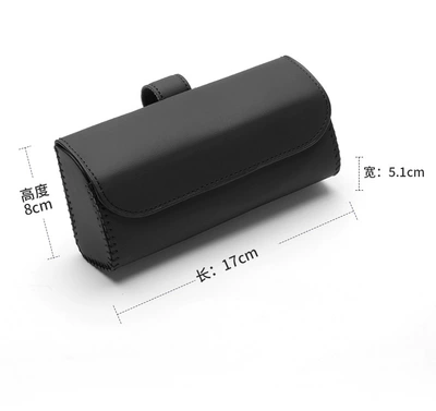 Factory direct car sunshade board storage card multi-function storage car glasses box car glasses clip (Car Glasses Clip/Bill Clip) - black