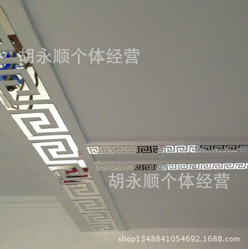 Bestselling 3D Acrylic Mirror Surface Wall Sticker for Living Room Bedroom Ceiling Ceiling Roof Decor Waistline Sticker