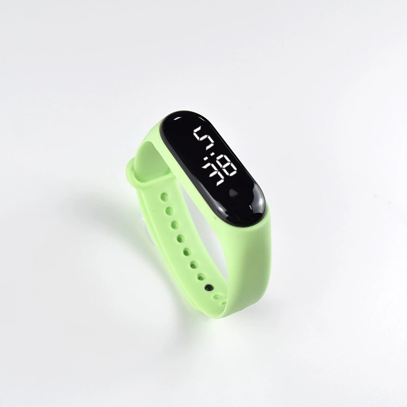 Electronic watch, waterproof, simple elegant leisure design, lightweight, multiple colors