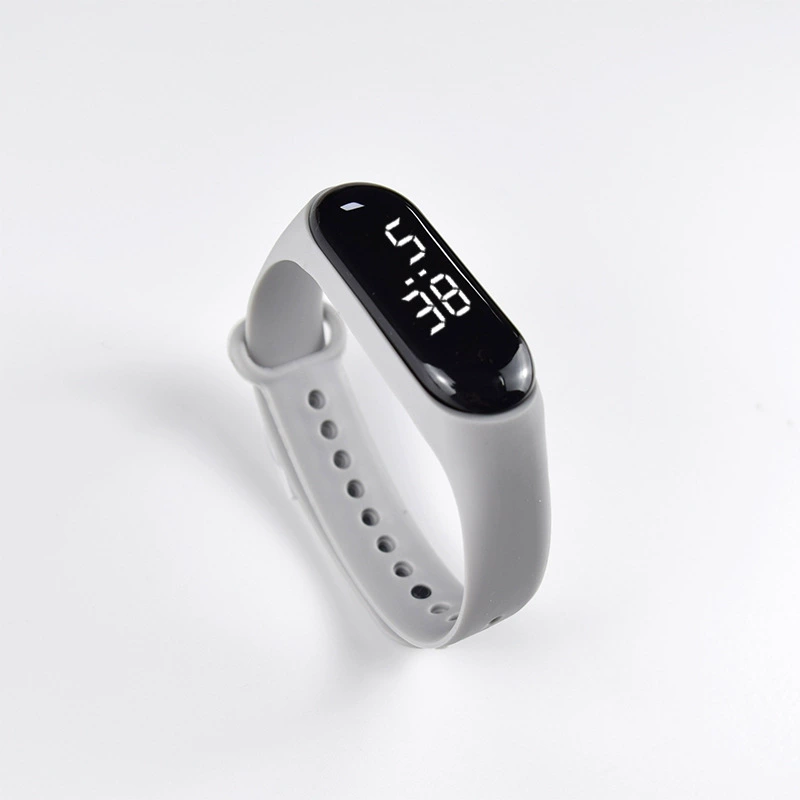 Electronic watch, waterproof, simple elegant leisure design, lightweight, multiple colors