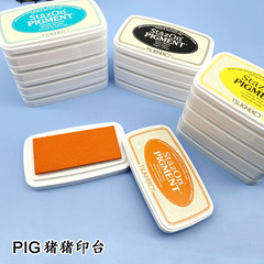 Moon Cat PIG Pig Pig Ink Pad Japanese Tsukineko Rubber Stamp Handbook Oily Color Ink Pad
