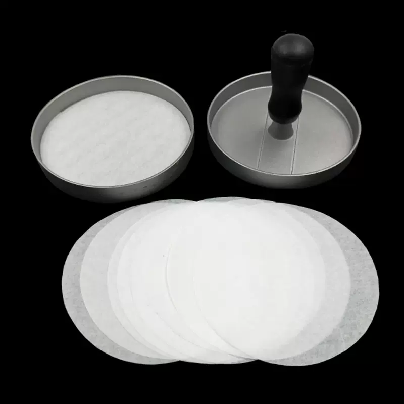 一次性圆形食品汉堡压纸烘焙防油防水防粘硅油纸蛋糕食品级硅油纸