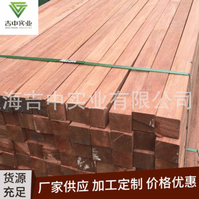 园林桥梁建造菠萝格木板材 户外地板门窗框木材 菠萝格实木实木板|ms