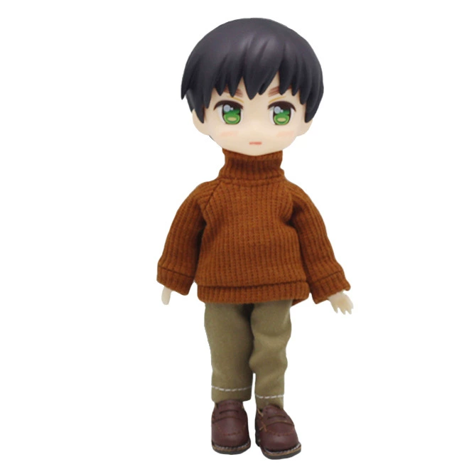Одежда для кукол OB11, версия Q детской одежды, 12 очков, одежда для кукол BJD, свитер с высоким воротом, вязаная свинка Молли