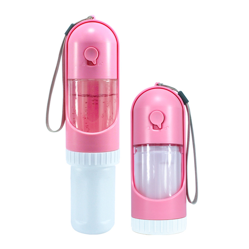 . Perro que viaja taza de agua al aire libre gato agua potable alimentación dispensador de agua portátil mascota agua comida taza