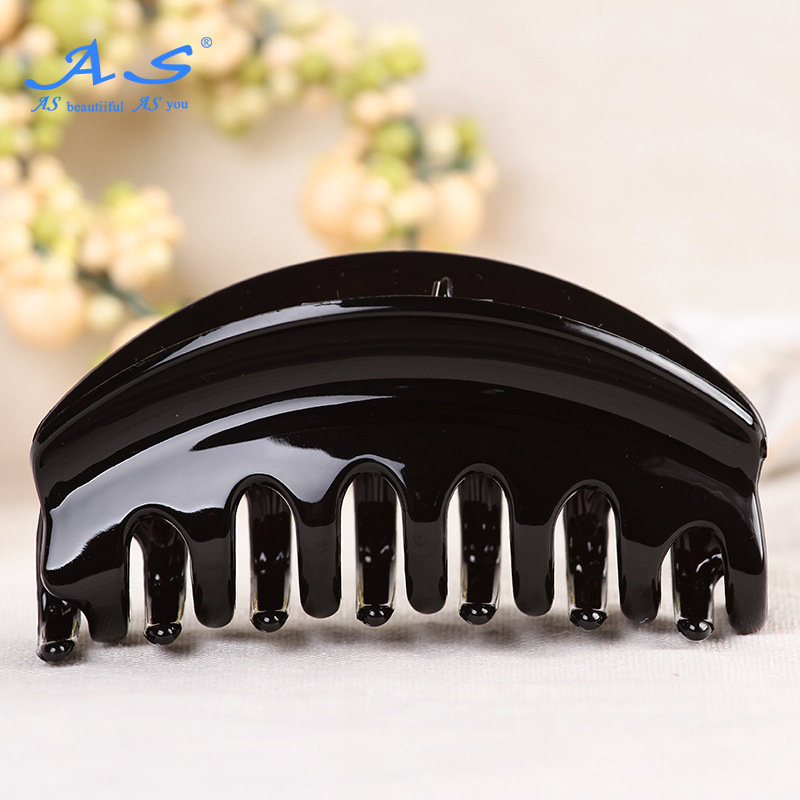 AS new large Korean version of simple hair grip fashion not easy to break hair clip claw clip clip wholesale AS new large Korean version of simple hair grip fashion not easy to break hair clip claw clip clip wholesale