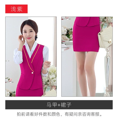 Rose red [waistcoat + skirt]
