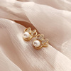 Small design earrings from pearl, trend of season, light luxury style, 2023 collection, city style, wholesale