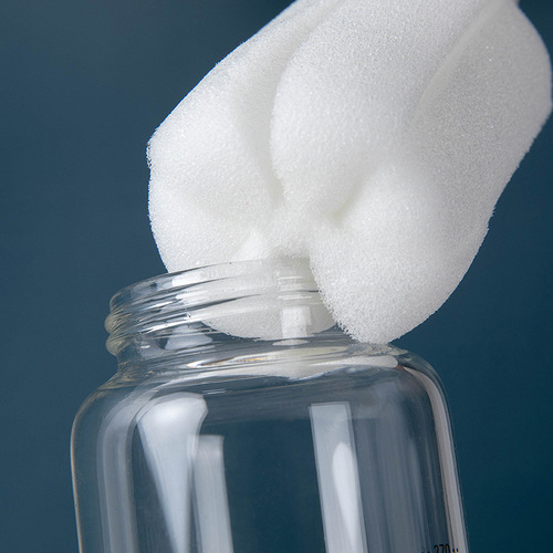 Sponge cup cleaning brush long handle thermos cup cleaning brush household water cup washing bottle brush no dead angle contrast brush