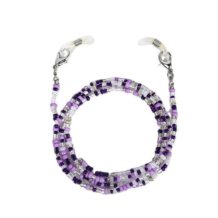 Caliente nuevo collar europeo y americano máscara colgante cadena gafas cadena antideslizante cadena gafas cordón máscara cuerda al por mayor en stock