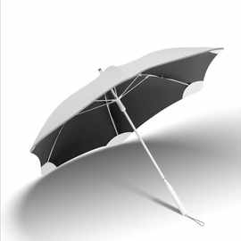 全新抗台风六圆角伞风梅花形雨伞反光长柄伞可加logo雨伞